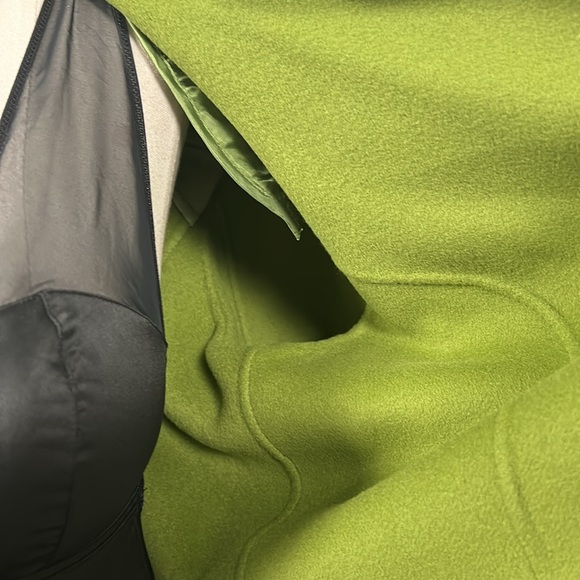 Talbots size 16 women’s avocado green wool open front blazer - Picture 6 of 10